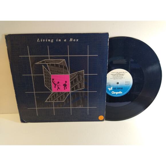 Vinyl Record Other - Living in a Box – Living in a Box 12" Single 1987 Chrysalis Pop Synth-Pop 45 RPM